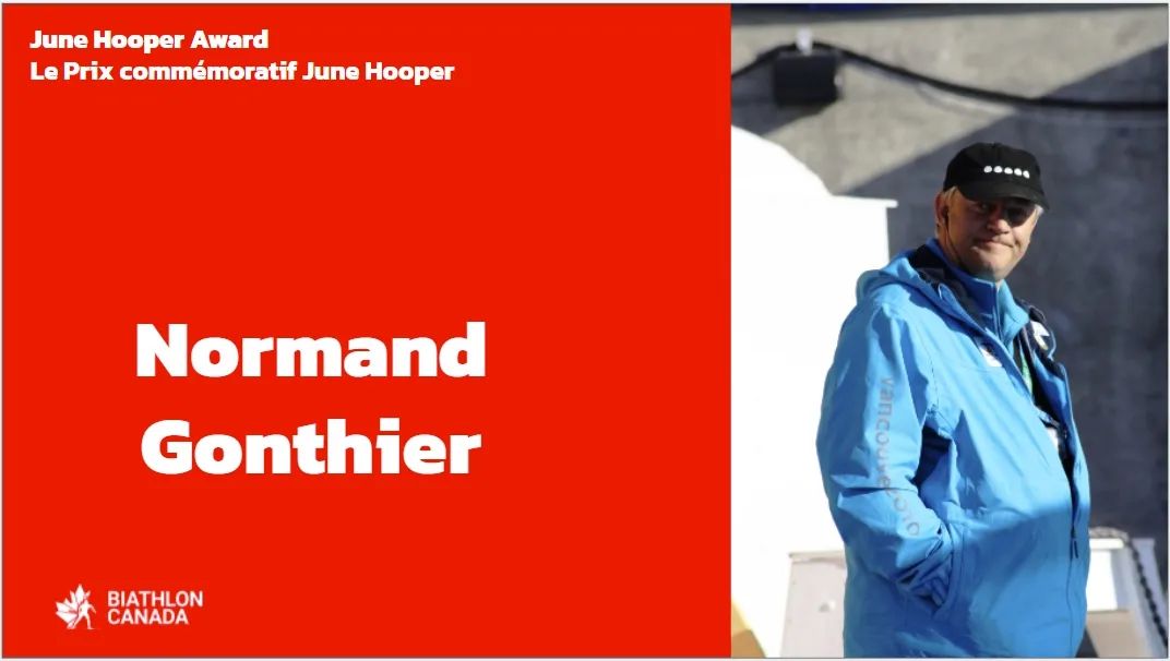 Prix commémoratif June Hooper décerné à Normand Gonthier de Québec